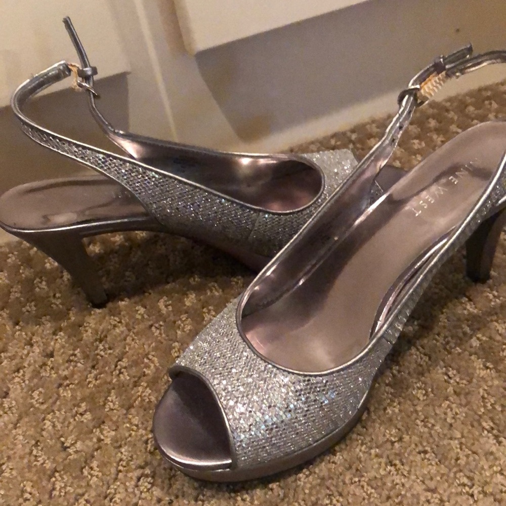 Silver heels